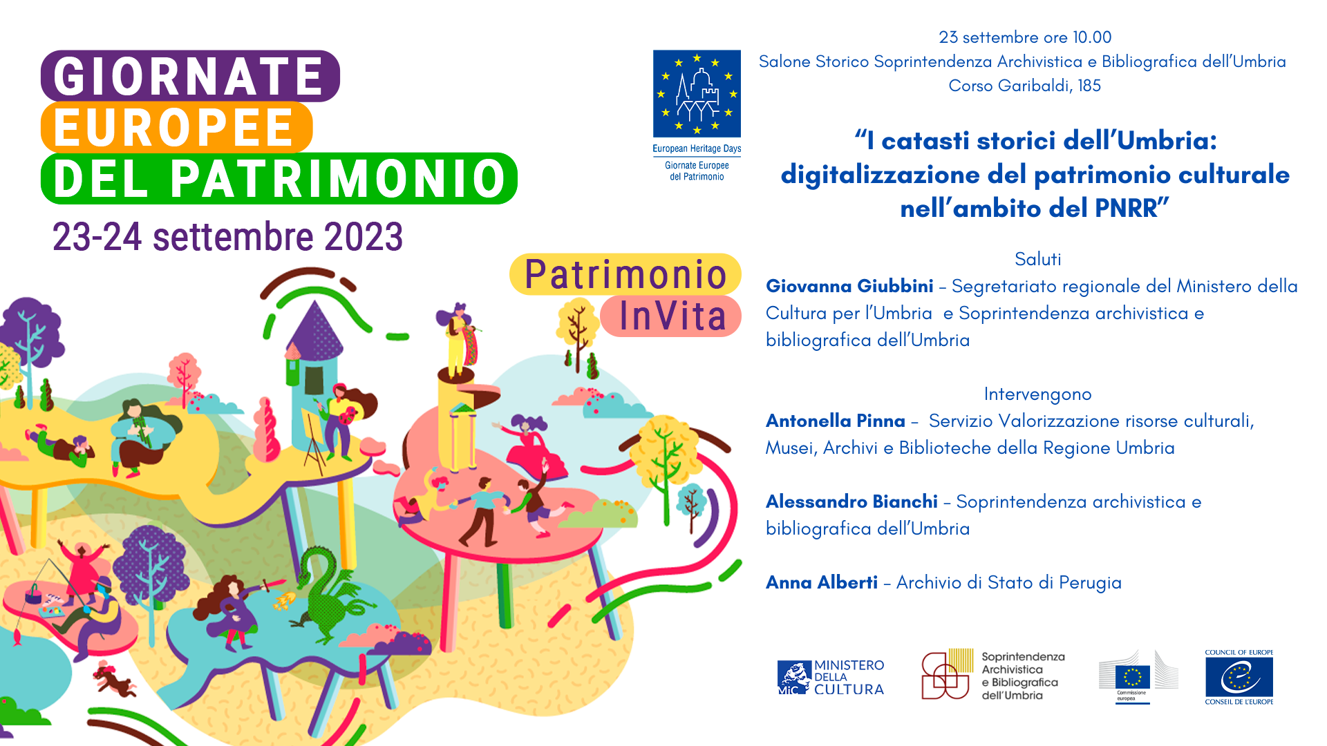 I catasti storici dell’Umbria: digitalizzazione del patrimonio culturale nell’ambito del PNRR